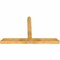 Ekena Millwork Portland Rough Sawn Timber Gable Bracket, Western Red Cedar, 60"W x 38"H x 4"D x 4"F, 15/12 Pitch GBW060X38X0404POR00RWR - alternate 3